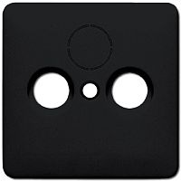 Лицевая панель Jung CD500 для розетки TV+R/TV+R+SAT черный картинка